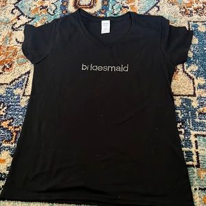 Rhinestone encrusted Bridesmaid tee